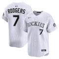 Brendan Rodgers Colorado Rockies Home Jersey - White